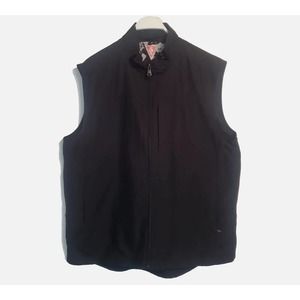 ScotteVest Vest Mens Large Black RFID Travel Full Zip Sleeveless Tech XL